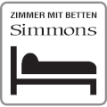 Zimmer mit Matratzen Simmons